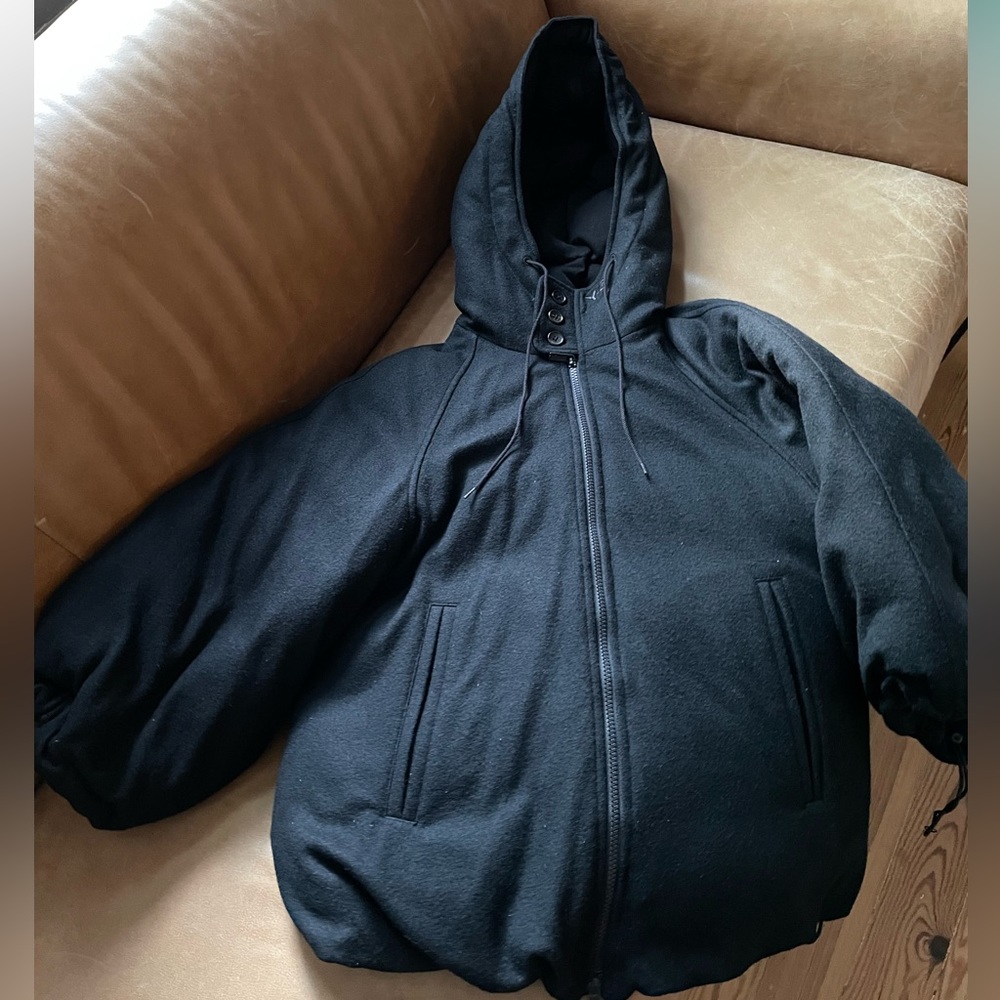 Y3 Yohji Yamamoto adidas wool cashmere black ultimate puffer down jacket winter - Picture 4 of 17